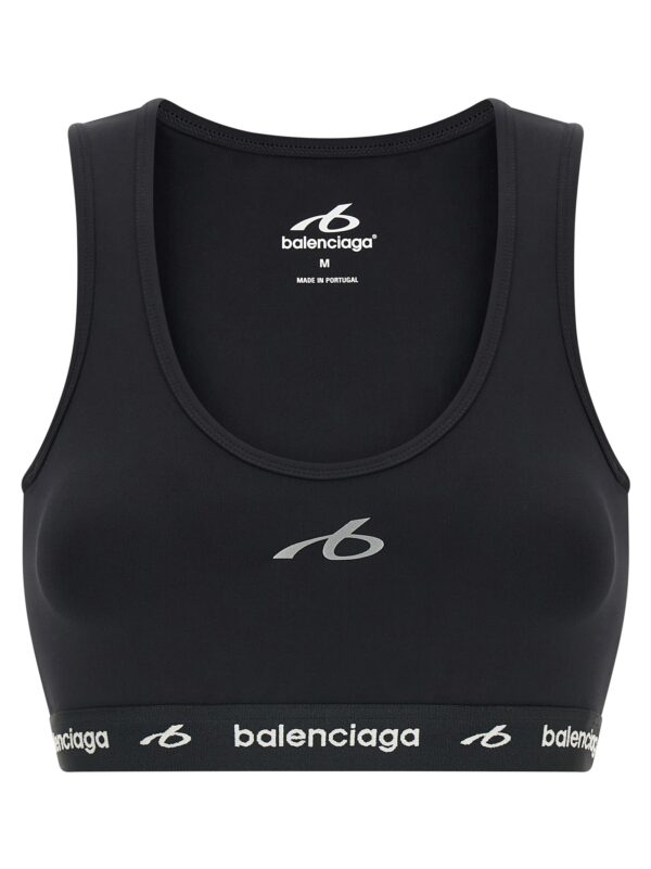 Black Polyamide Sport Bra