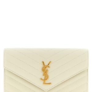 White Calfskin Clutch Bag