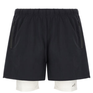 Bicolor Polyamide Bermuda Shorts