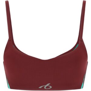 Bordeaux Polyamide Sport Bra
