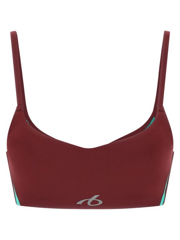 Bordeaux Polyamide Sport Bra