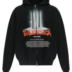 Black Cotton Sweatshirt