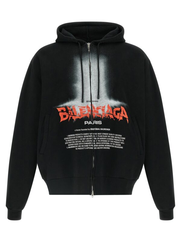 Black Cotton Sweatshirt