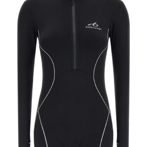 Black Polyamide Bodysuit