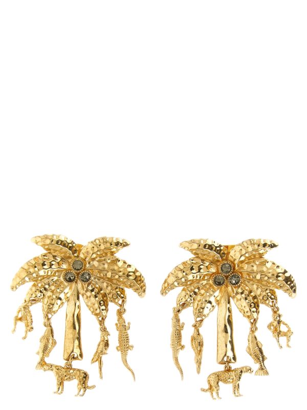 Gold Brass Earrings