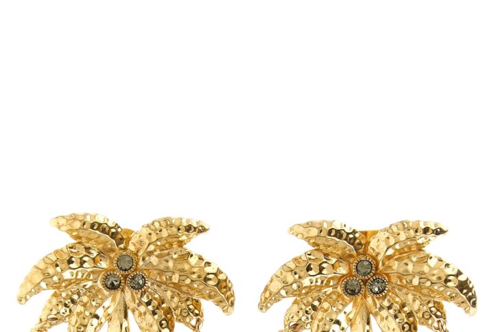 Gold Brass Earrings - Jag Couture London