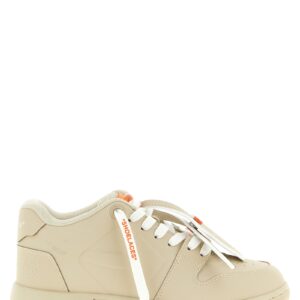 Beige Plastic Athletic Sneakers