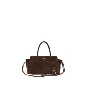 Brown Suede Leather Shoulder Bag