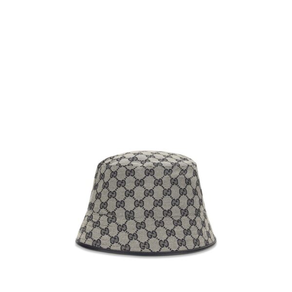 Gray Polyester Bucket Hat