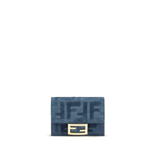 Blue Cotton Wallet