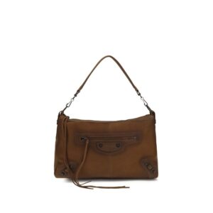 Brown Lamb Ovis Aries Shoulder Bag
