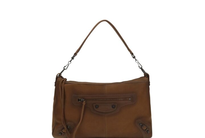 Brown Lamb Ovis Aries Shoulder Bag - Jag Couture London
