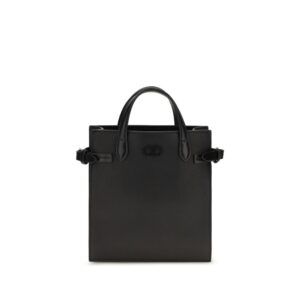 Black Calf Leather Bos Taurus Shoulder Bag