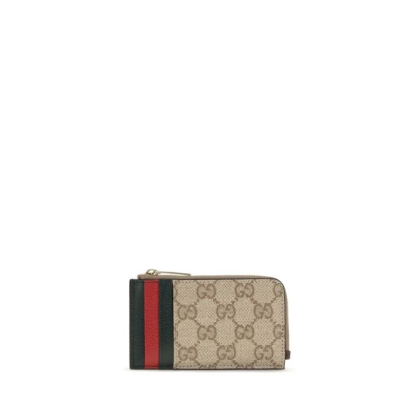 Beige Cotton Wallet