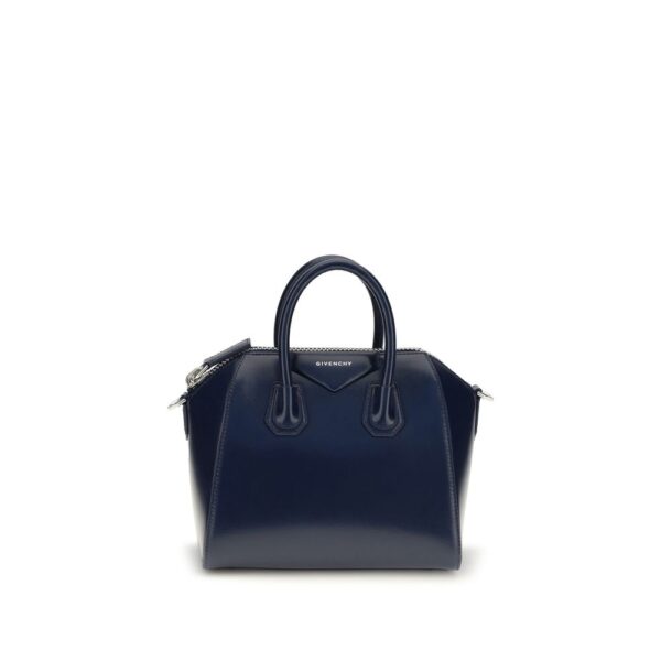 Blue Calf Leather Bos Taurus Handbag