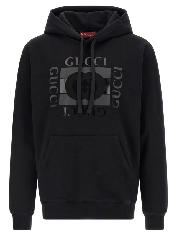 Black Cotton Sweatshirt