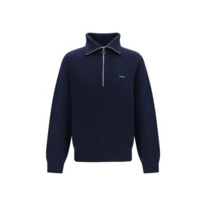 Blue Wool Oves Aries Polo Shirt