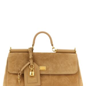 Beige Calfskin Handbag