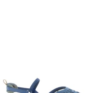 Blue Polyamide Flat Sandals