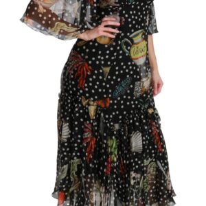 Black Sea Fish Sicily A-line Shift Dress