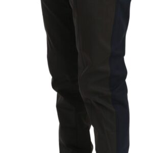 Blue Gray Stripes Trouser Cotton Pants