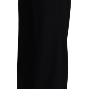 Black Cashmere Wide Leg Women Trouser Pants