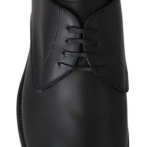 Black Leather SARTORIA Hand Made Shoes