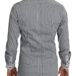 Black White Checkered Casual Shirt