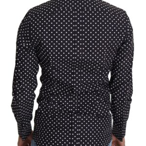 Black White Polka Dots Casual Shirt