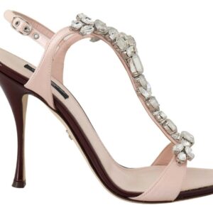 Pink Crystals Heels Keira Sandals