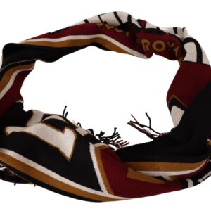 Multicolor Wool Knit DG King Shawl Wrap Scarf