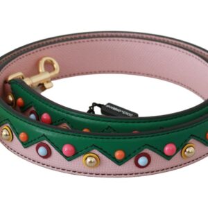 Shoulder Strap Leather Pink Handbag Accessory