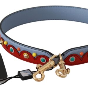 Blue Handbag Accessory Leather Shoulder Strap