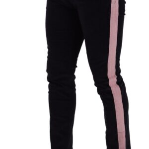 Blue Corduroy Cotton Stretch Skinny Jeans