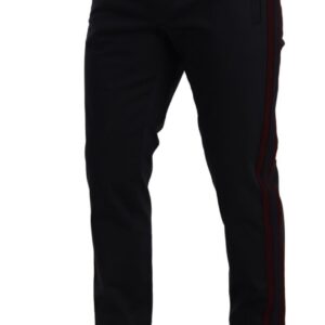 Blue Bordeaux Cotton Skinny Chino Pants