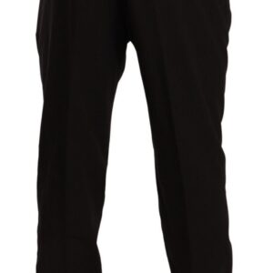 Brown Wool Skinny Formal Dress Pants