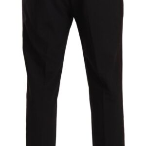 Gray Bordeaux Wool Trouser Dress Pants
