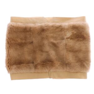 Beige MINK Fur Scarf Foulard Neck Wrap