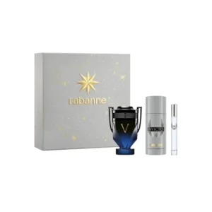 Rabanne Invictus Victory Elixir Eau De Perfume Spray 100ml Set 3 Pieces - Jag Couture London