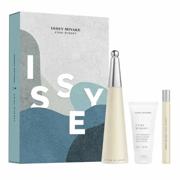 Issey Miyake L’Eau D’Issey Eau De Toilette Spray 100ml Set 3 Pieces