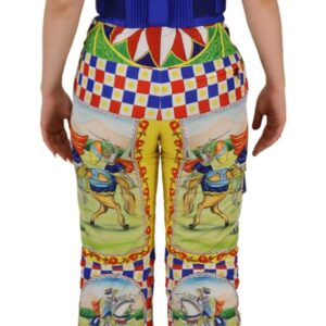 Multicolor Printed Snow Trouser Pants