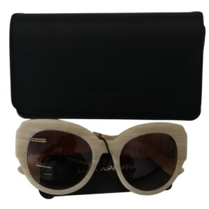 Beige Acetate Full Rim Brown Lense DG4294 Sunglasses