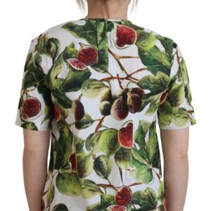 Crew-neck Cotton Top Blouse Fruit T-shirt
