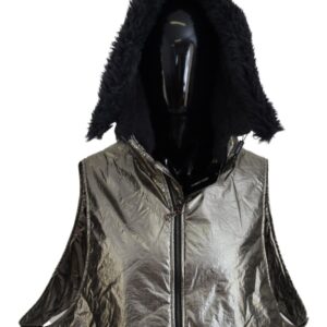 Silver Fur Whole Head Wrap Men Capello Nylon Hat