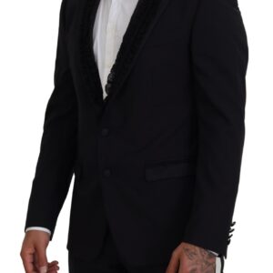 Black MARTINI Slim Fit Jacket Blazer