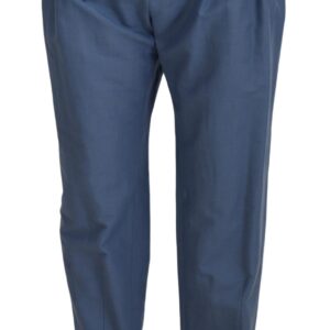 Blue Linen Chino Formal Pants