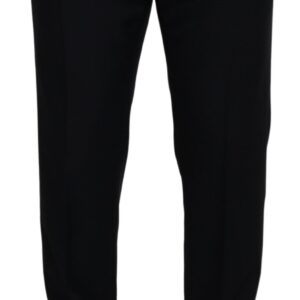 Black Wool Chino Formal Pants