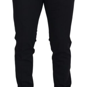 Black Wool Chino Formal Pants