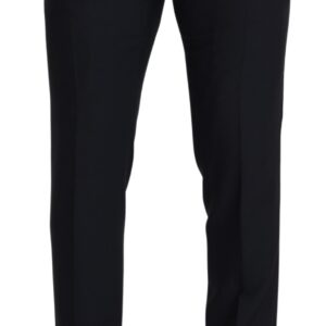 Black Wool Men Formal Pants