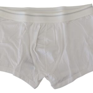 White Cotton Blend Regular Boxer Underwear